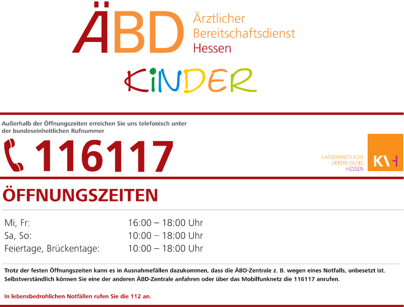 Flyer Ärztlicher Bereitschaftsdienst